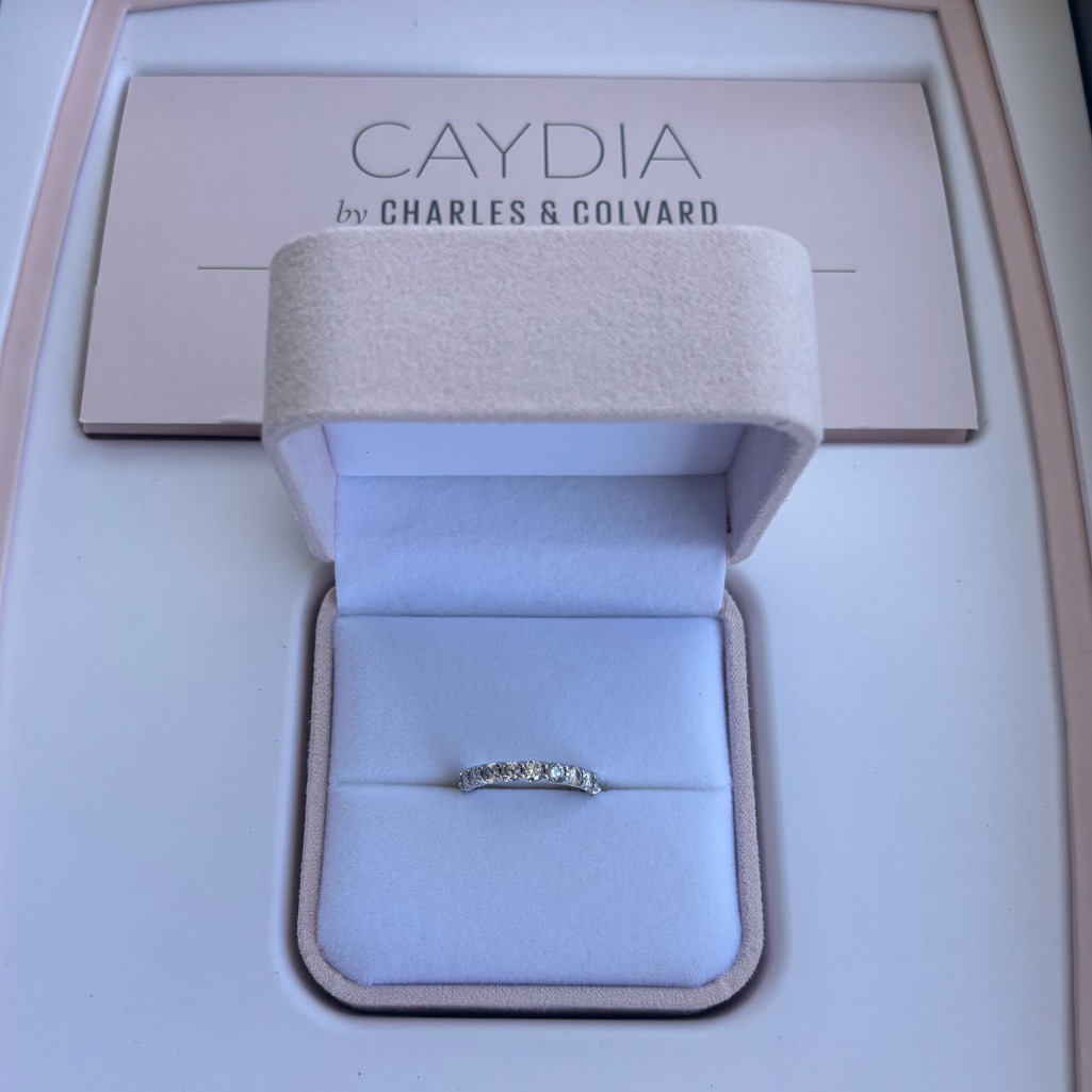 Charles & Colvard Lab Diamond Band